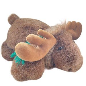 Herbergers Herbie Moose Plush Brown Stuffed Animal Cabin Decor 26in Toy Vintage